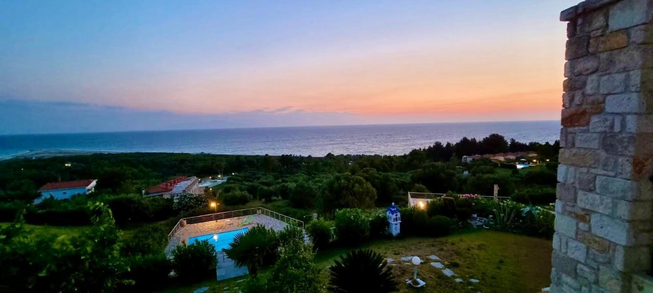 Aegean Pearl Villa Possidi Bagian luar foto